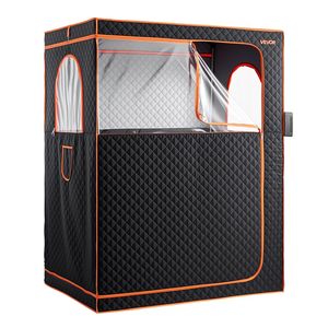 Sauna a Infrarossi Portatile per 2 Persone, Tenda Spa Domestica con 2 Sedie Pieghevoli, Tappetino Riscaldato, Telecomando, Sessione di 9-10 Minuti per Tutto il Corpo - Product Image 1