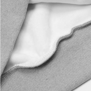 Sweat-shirt à capuche graphique personnalisé OEM pour homme, gris, col montant, avec fermeture éclair, imprimé, pull-over - Product Image 3