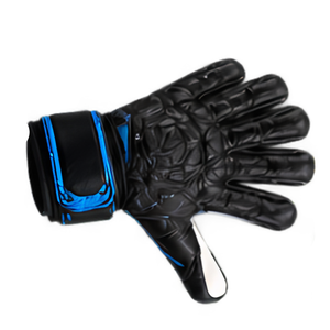ถุงมือผู้รักษาประตู BLACK RACING GEAR วัสดุ PU ป้องกันนิ้วมือ สายรัดข้อมือปรับได้ กันลื่น สำหรับฟุตบอล ไซส์ XS จำนวนมาก - Product Image 3