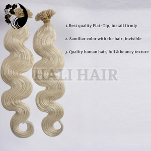 Premium 100g doble dibujado vietnamita Remy extensiones de cabello Hali queratina infundida punta plana piel sensible extensiones de cabello humano - Product Image 5