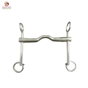 Innovadores y de alta calidad: Bocados de equitación de acero inoxidable de boca suave con anillo suelto multiusos, vástago recto y Tom Thumb - Product Image 6