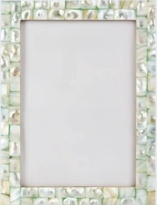Luxury mother of pearl Handmade Eco-Friendly Lightweight Modern Durable Rectangle Wall <b>Mounted</b> Custom Print <b>photo</b> <b>Frame</b> - Product Image 6