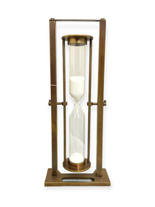 STJ118/10 Brass Rotating Handmade Birthday <b>Hourglass</b> - Product Image 3