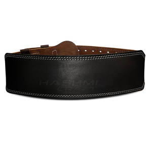 Premium Leather Weightlifting Hook Loop Closure Belt for Men Women Offering Superior Quality Non-Slip Adjustable Back Safety - Product Image 2