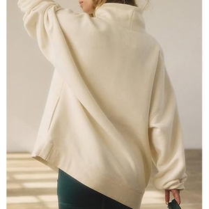 New Style Women Mock Neck Wholesale <b>Turtleneck</b> <b>Sweater</b> Oversize Hoodie Women Sweatshirt Fashion Hoodies for Women - Product Image 2