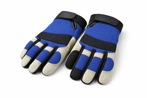 Gants de travail robustes pour la construction avec paume en cuir et protection anti-choc pour la menuiserie, la charpenterie et les opérations sur chantier - Product Image 5