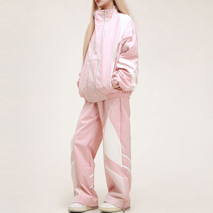 Nouvelle conception Survêtements d'hiver pour hommes, coupe classique, unis, avec double fermeture éclair, 100% Nylon, style streetwear décontracté, coupe-vent réfléchissant - Product Image 6