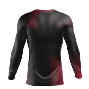 Rashguards de Compresión de Poliéster y Nailon Ligeros con Impresión Personalizada para Deportes Acuáticos Profesionales, Surf y Natación, Venta al Por Mayor OEM - Product Image 2