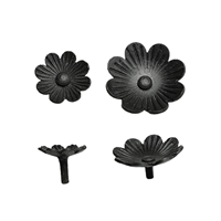 Personalización al por Mayor de Accesorios para Jardín y Hogar, Hierro Forjado con Recubrimiento en Polvo, Fuentes Renovables, Puerta con Modelado 3D