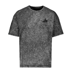 T-shirt en coton délavé à l'acide de style streetwear surdimensionné fabriqué au Pakistan, tissu doux et respirant, pour un usage quotidien décontracté - Product Image 1