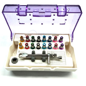 Kit Quirúrgico Completo de 55 Piezas de Acero Inoxidable con Certificación CE Clase I para Implantes Dentales, 30 Posiciones de Mandíbula para Implantología, Alta Calidad - Product Image 3