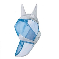 Cache-oreilles de luxe personnalisé en maille respirante pour chevaux, protection anti-mouches, conception OEM, vente en gros, usine, voiles anti-mouches pour chevaux à prix abordable