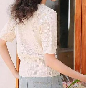 Pull décontracté en maille pour femme, manches longues, col rond, respirant, coupe ample, doux, chaud, automne-hiver, 2026 - Product Image 2