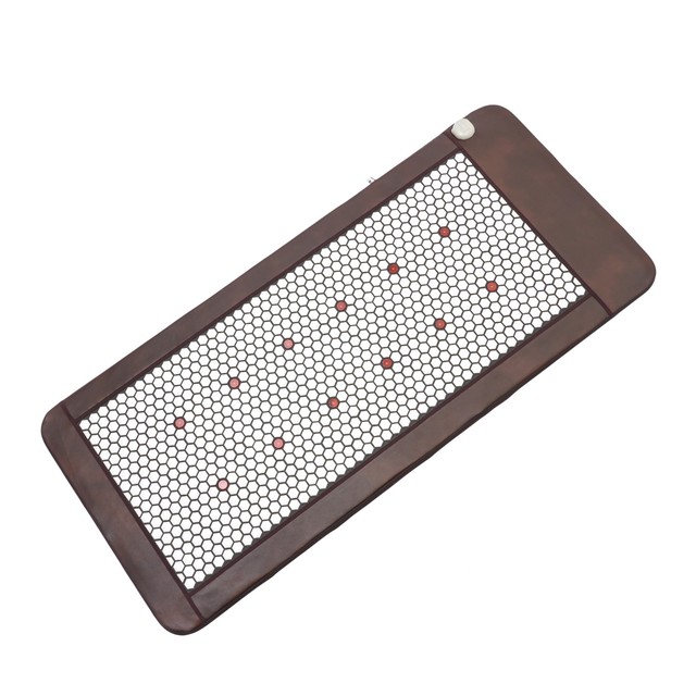 Korea Bio Nano Tech White Ceramic Heating Pad Thermal Infrared Kneading Mat Tourmaline Massager Mattress