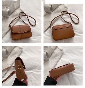 Leather <b>Crossbody</b> Fashion <b>Crossbody</b> Adjustable Shoulder <b>Strap</b> Couples Gift for Girlfriend Casual Bag LCS-0068E - Product Image 5