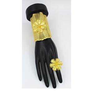 Jewelry Supplies Women Luxury <b>Jewellery</b> <b>Gold</b> Plated Bridal Wedding Jewelry Set Bracelet Dubai Jewelry Bracelets - Product Image 4