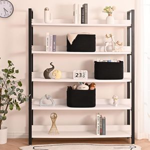 Storage <b>Baskets</b> for Organizing <b>Shelves</b>, Woven Cotton Rope Bins for Baby Nursery Organization, Book Toy Towel Organizer - Product Image 3