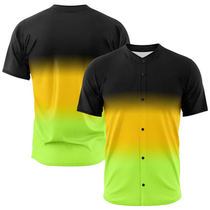Venta al por Mayor de Camisetas de Béisbol Personalizadas, Tallas Grandes, Estilo Casual Colorido, Ropa Deportiva, Servicio OEM, Impresión de Serigrafía Frontal - Product Image 1
