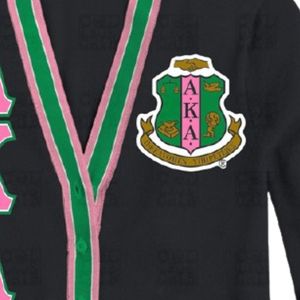 เสื้อคาร์ดิแกนไหมพรมสีดำชมพูเขียว แต่งตัวอักษรเชนิลล์ สไตล์วินเทจ ติดกระดุม แนววาร์ซิตี้ สำหรับผู้หญิง เสื้อคลุมลำลอง แฟชั่นทันสมัย - Product Image 4