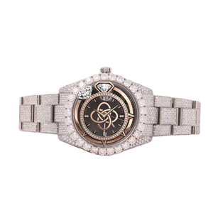 Reloj de Lujo para Hombre con Diamantes Moissanite de Alta Gama, Piedras VVS, Pulsera Completa con Incrustaciones - Product Image 1