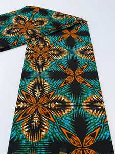 Tissu Ankara élégant en sergé de coton du Botswana avec un design audacieux pour les chemises de garçons et les vêtements culturels africains - Product Image 6