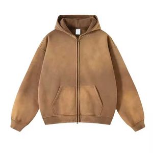 Sweat à capuche d'hiver pour homme personnalisé avec impression en relief – Respirant, séchage rapide, Spandex/Polyester, design décontracté avec poches, tricoté 500g, coupe classique - Product Image 5