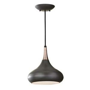 Lampe suspendue moderne en forme de cône noir avec accent doré pour la cuisine, le salon, la salle à manger et la décoration de café - Product Image 2