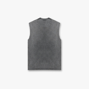Débardeur de sport léger et respirant, coupe oversize, sans manches, tricoté uni, pour usage décontracté, personnalisable, nouvelle collection - Product Image 6