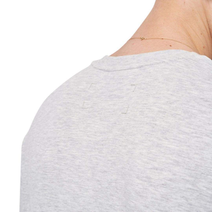 Sweat-shirt gris clair pour homme, pull à manches longues, style streetwear décontracté, en coton molletonné, col rond, logo personnalisé - Product Image 6