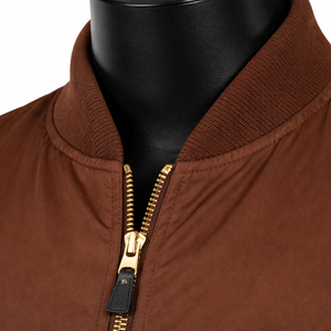 Nouvelle arrivée, veste bomber d'hiver personnalisée pour hommes, logo personnalisé sur le devant, veste bomber coupe-vent de haute qualité pour l'extérieur - Product Image 4