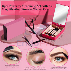 Kit professionnel d'outils de toilettage pour sourcils pour femmes – Pince à sourcils pour une finition lisse - Product Image 4