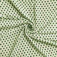 Tissu en Chiffon Perlé 75D Ultra-Fin Imprimé Bronzé 100% Polyester pour Vêtements Féminins, Doublures et Rideaux
