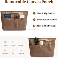 Bolso Tote Casual de Cuero Genuino para Mujer, Estilo Vintage Minimalista y Elegante, con Logotipo Personalizado, Duradero, para Uso Diario, Playa, Portátil y Abierto
