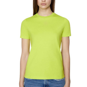 T-shirts décontractés pour femmes, 100% coton, tissu en toile, respirant, haute qualité, dernier design - Product Image 1