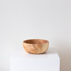 Tazón de Madera Artesanal, Plato para Servir de Madera Natural, Tazón Hecho a Mano para Frutas, Ensaladas y Aperitivos, Decoración Clásica para Mesa de Comedor, Accesorio de Cocina para Fiestas - Product Image 5