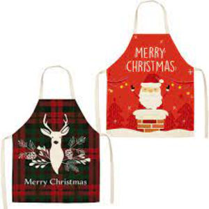 Delantal personalizable de Navidad nuevo de alta calidad con estampado de tela KVR Reino Unido - Product Image 6