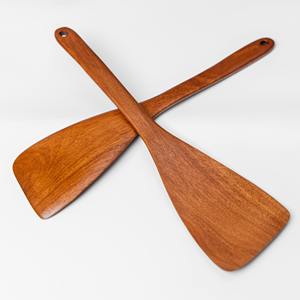 Juego de espátulas de madera para cocinar a precio competitivo, utensilios de cocina de calidad comercial, espátulas de madera - Product Image 2