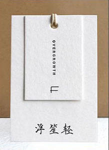 ป้ายแขวนกระดาษสีเทาพรีเมียมสำหรับแบรนด์เสื้อผ้า ส่งตรงจากโรงงาน - Product Image 6