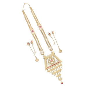 Ensemble de bijoux de créateur, collier long et boucles d'oreilles - Bijoux de mariée (Bijoux fins) - Product Image 2