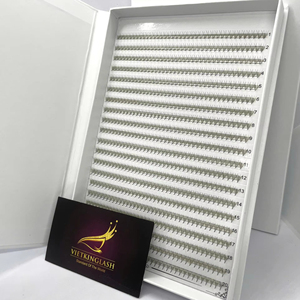 ขนตาปลอมแบบพัดสำเร็จรูป XXL 20 เส้น คุณภาพสูง ทำจากเส้นใยสังเคราะห์ แฮนด์เมด 3D 4D 5D 6D วอลลุ่ม ขนตาปลายแหลม ก้านยาว สำหรับต่อขนตา - Product Image 1