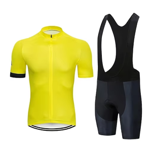 Ensemble de maillot de cyclisme personnalisé 2026 de haute qualité pour hommes avec short à bretelles respirant, dernière conception, ensembles uniformes avec logo personnalisé - Product Image 6