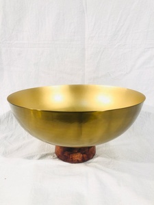 Jardinera para sala de estar Dormitorio Exhibición Soporte para plantas Soporte alto para plantas de interior con maceta Maceta-Juego de 3 (Oro) Madera - Product Image 2