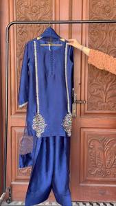 ชุดเดรสปากีสถานชุดเสื้อผ้า3ชิ้นสำหรับผู้หญิงชุดเดรสปากีสถานอินเดีย Kurti Salwar Kameez - Product Image 2