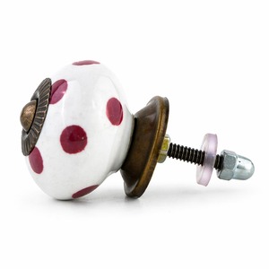 Boutons de meubles en céramique multicolores en gros, poignées et boutons ronds pour tiroirs et portes de cuisine - Product Image 2