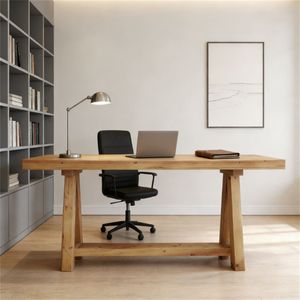Mesa Consola de Madera Maciza con Estante de Entrada para Sala de Estar, Pasillo y Uso junto al Sofá - Product Image 3