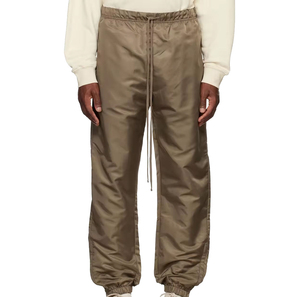 Yourbrand Men's Elastic Waist Drawstring Sweatpants Casual Midweight <b>Linen</b>/Cotton Vintage Autumn Style Straight Print Front - Product Image 2