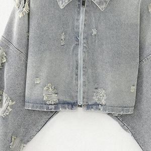 Chaqueta Vaquera para Mujer con Forro Sherpa, Cálida, Informal, Mezcla de Algodón, Ropa de Invierno, Proveedor Mayorista de Fábrica OEM ODM Personalizado - Product Image 4