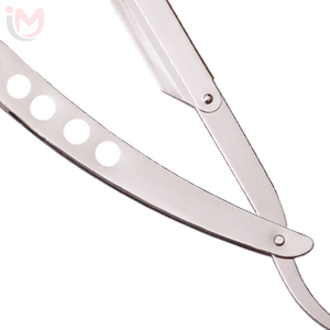 Stainless Steel <b>Straight</b> <b>Razor</b> with Plastic Handle Single Blade for Barber Shop Men Body Shaving - Product Image 3