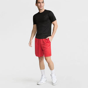 Nouvelle promotion : Short en maille 100 % coton pour homme, design personnalisé, short adulte avec cordon de serrage, motif uni - Short très tendance - Product Image 4
