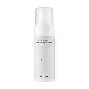 HYGGEE Mousse Nettoyante Tout-en-Un 150ml |   Nettoyant visage hydratant doux à faible pH pour le nettoyage des pores, réparation de la barrière cutanée, K-Beauty - Product Image 1